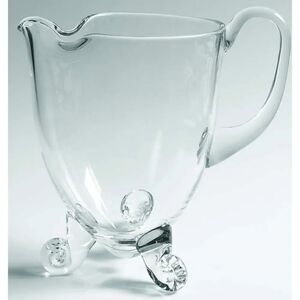 CRYSTAL CLEAR INDUSTRIES Kimberly ( 3 Footed) Pitcher / Pristine